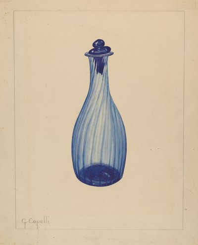 Láhev na toaletní vodu, 1937. od Giacinto Capelli