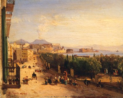Riviera Chiaia (Riviera di Chiaia) v Neapoli od Giacinto Gigante