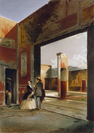 Dům Dioskurů v Pompejích od Giacinto Gigante