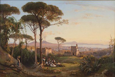 Pohled na Neapol z La Conocchia, 1844. od Giacinto Gigante