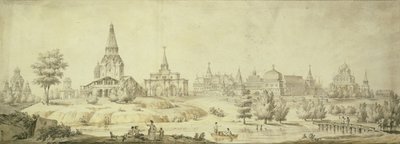 Pohled na Kolomenskoye, 1795 od Giacomo Antonio Domenico Quarenghi
