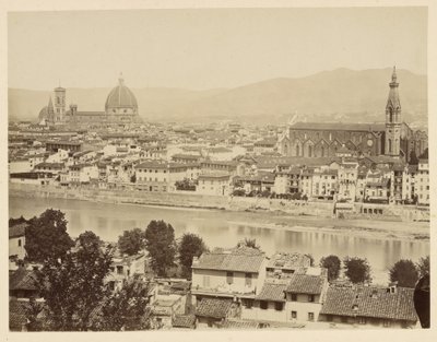 Florencie. Panorama od Giacomo Brogi