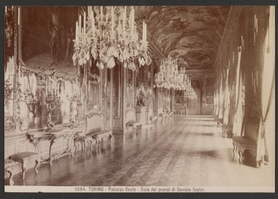 Turín - Královský palác - Jídelna Daniele Seitera od Giacomo Brogi