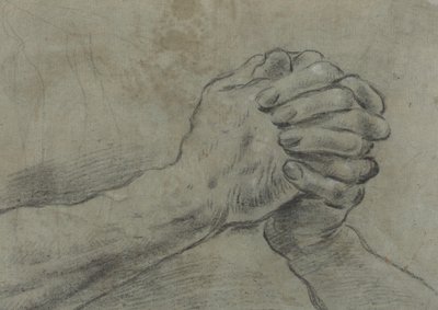 Sepjaté ruce [verso] od Giacomo Cavedone