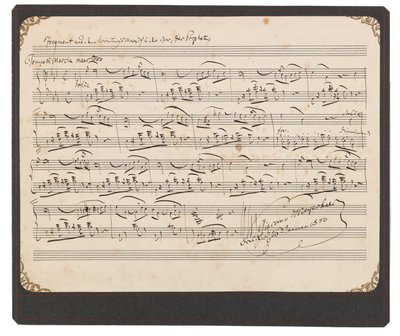 Meyerbeerův fragment z Korunovačního pochodu od Giacomo Meyerbeer