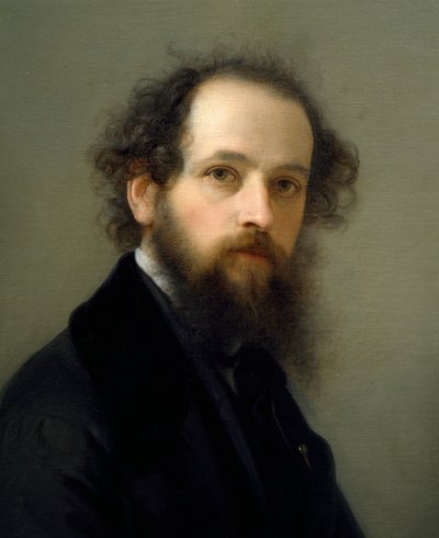 Autoportrét Giacoma Trecourta (1812-1882), olej na plátně od Giacomo Trecourt