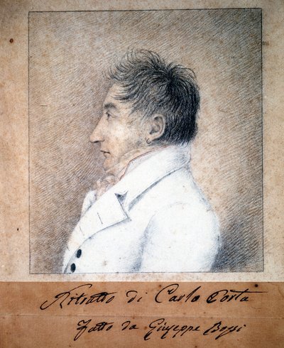 Portrét Carlo Porta (1775 - 1821) od G. Bassiho. od Giambattista Bassi
