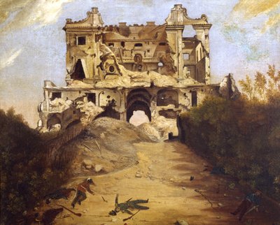 Dům čtyř větrů, kolem roku 1849 (olej na plátně) od Giambattista Bassi