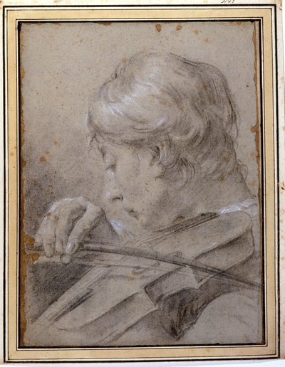 Houslista. G. P. Piazzetta (1683 - 1754). Milán, Brera. od Giambattista Piazzetta