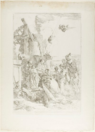 Klanění tří králů od Giambattista Tiepolo