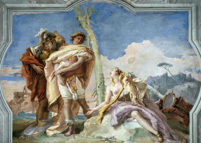 Rinaldo opouští Armidu, 1757. od Giambattista Tiepolo