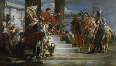 Scipio Africanus osvobozující Massiva od Giambattista Tiepolo