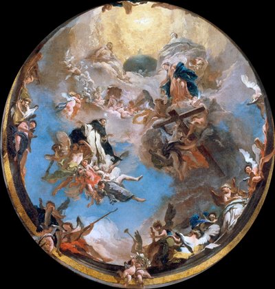 Sláva svatého Dominika, cca 1738. od Giambattista Tiepolo