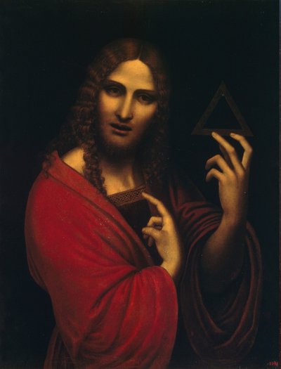 Kristus se symbolem Trojice, první polovina 16. století od Giampietrino