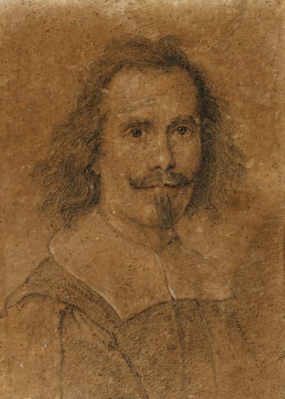Autoportrét, od Gian Lorenzo Bernini