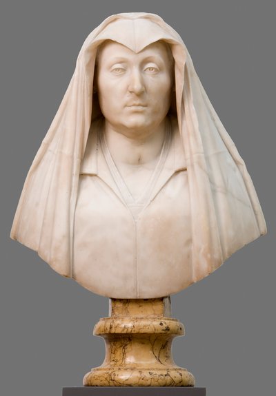 Busta Camilly Barbadori. Matka papeže Urbana VIII. Barberiniho od Gian Lorenzo Bernini