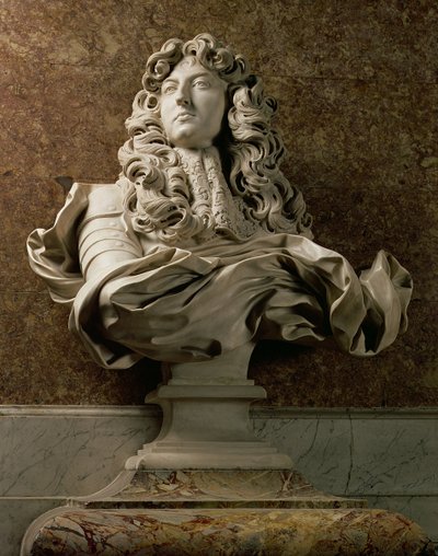 Portrétní busta Ludvíka XIV. (1638-1715), 1665, (mramor) (viz také 154787) od Gian Lorenzo Bernini