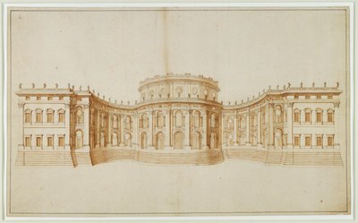 Projekt pro Louvre ... od Gian Lorenzo Bernini
