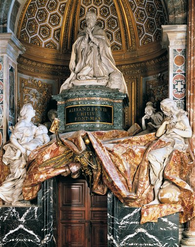Hrob Alexandra VII od Gian Lorenzo Bernini