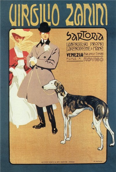 Krejčovství Virgilio Zanini, 1900 od Gian Luciano Sormani