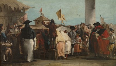 Mondo Novo, asi 1764-1765 od Giovanni Domenico Tiepolo