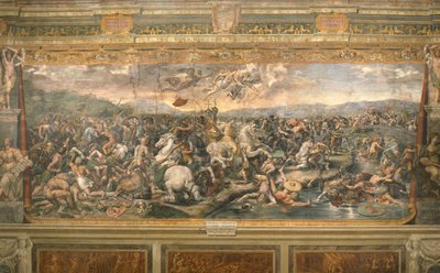 Bitva u Milvijského mostu, 1517-1524 od Gianfrancesco Penni