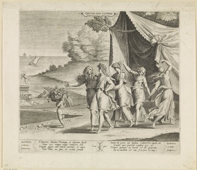 Apollo a čtyři roční období Quatro anni tempora (název na objektu) od Gijsbert Van Veen