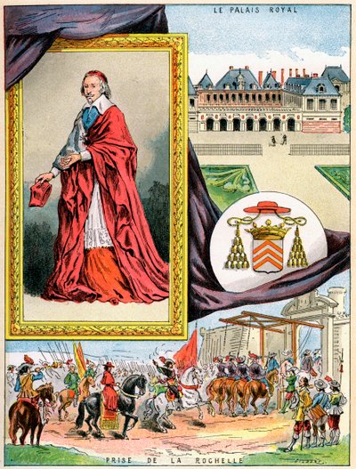 Kardinál Richelieu, 1898 od Gilbert