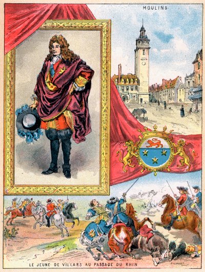 Claude Louis Hector de Villars, francouzský vojenský velitel, 1898 od Gilbert