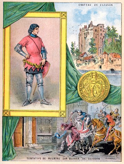Olivier de Clisson , francouzský voják, 1898 od Gilbert