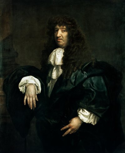 Portrét Samuela Butlera, cca 1670-80 (olej na plátně) od Gilbert Soest