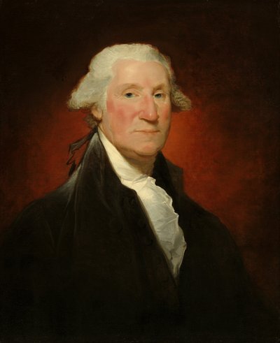 George Washington (portrét Vaughana) od Gilbert Stuart