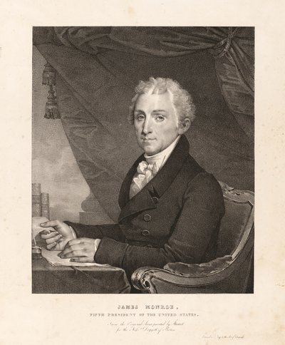 James Monroe od Gilbert Stuart