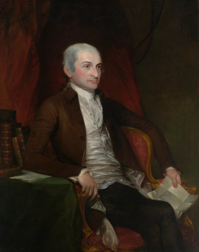 John Jay, zahájeno 1784, dokončeno 1818. od Gilbert Stuart