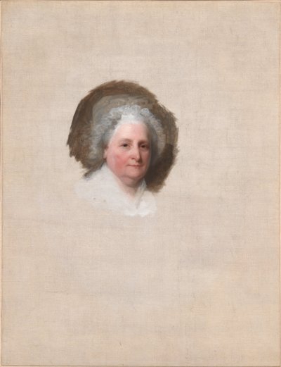 Martha Washingtonová (Portrét v Athenaeu) od Gilbert Stuart