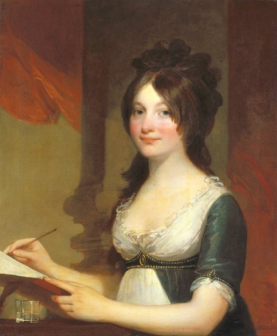 Portrét mladé ženy (olej na plátně) od Gilbert Stuart