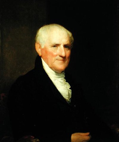 Portrét Egberta Bensona (1746-1833), kolem roku 1820 (olej na panelu) od Gilbert Stuart