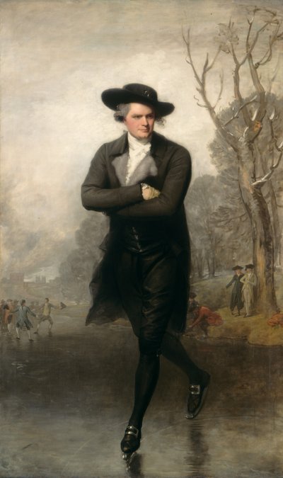 The Skater Portrait of William Grant, 1782. od Gilbert Stuart
