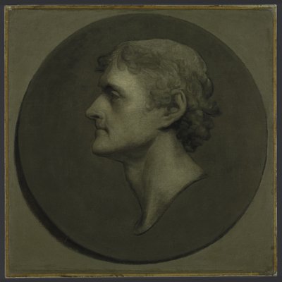 Thomas Jefferson (The Medallion Portrait), 1805 (olej a vejce na papíře položené na plátně) od Gilbert Stuart