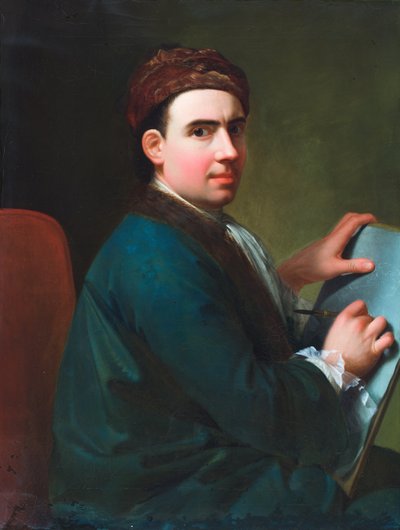 Autoportrét (olej na plátně) od Giles Hussey