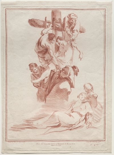 Sestup z kříže, 1773. od Gilles Demarteau