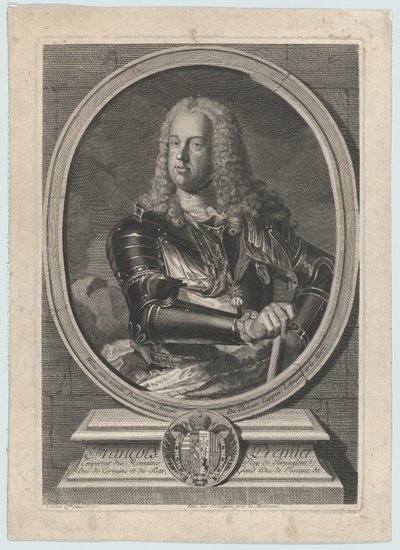 Portrét Františka I., ca. 1745. od Gilles Jacques Petit