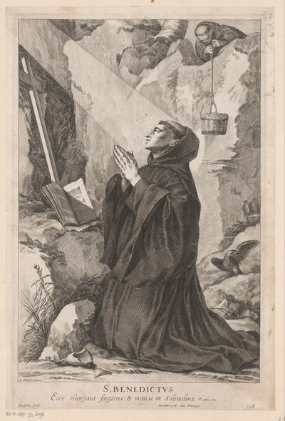 Svatý Benedikt od Gilles Rousselet