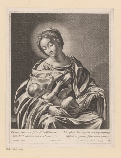 Marie s dítětem od Gilles Rousselet