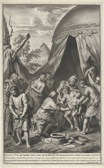 Izmaelova obřízka od Gilliam van der Gouwen