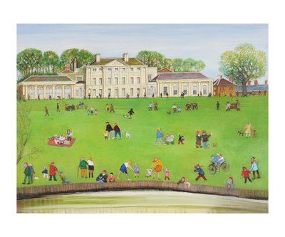 Kenwood, Hampstead, 2011 (olej na plátně) od Gillian Lawson