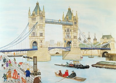 Tower Bridge, Londýn od Gillian Lawson