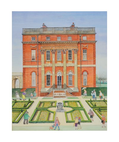 West Clandon, Surrey (wc na papíře) od Gillian Lawson