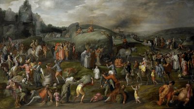 Alegorie zneužívání ze strany církevních a státních autorit od Gillis Mostaert (I)