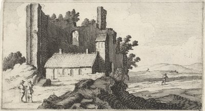 Kaple v ruinách Dvanáct krajin (název série) od Gillis van Scheyndel (I)